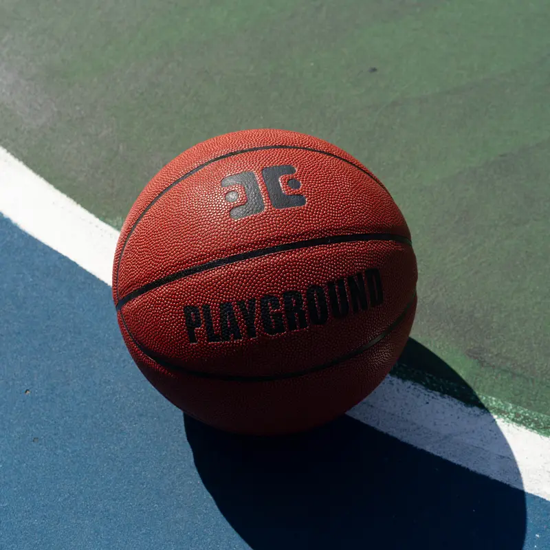 Bóng rổ da Hoops Playground số 6, da cao cấp dùng trong sân, ngoài sân 3