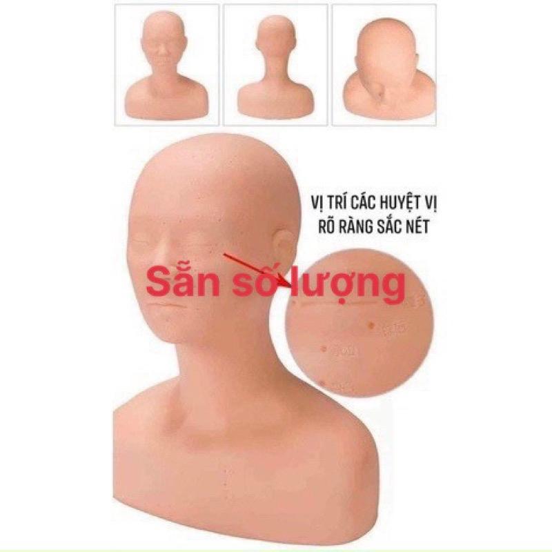 Mô hình học massage mặt và vai gáy - Dụng cụ xoa bóp thủ công Máy Massage