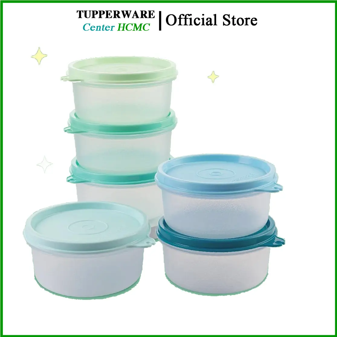 Bộ Hộp bảo quản thực phẩm Small Server 200ml 6 Hộp Tupperware chính hãng