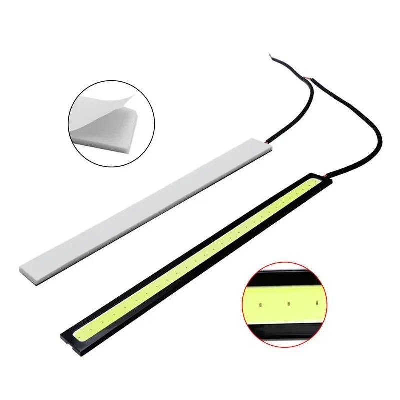 Product Introduction of ไฟรอบข้าง LED รถยนต์ ดีไซน์สองสีบางเฉียบ การออกแบบการไหลของน้ำตก กันน้ำ IP67 ไฟวิ่งกลางวันพร้อมเอฟเฟกต์ตา ฉีกขาด ติดตั้งแบบไม่มีเครื่องมือ เหมาะสำหรับรถยนต์และรถจักรยานยนต์ 12