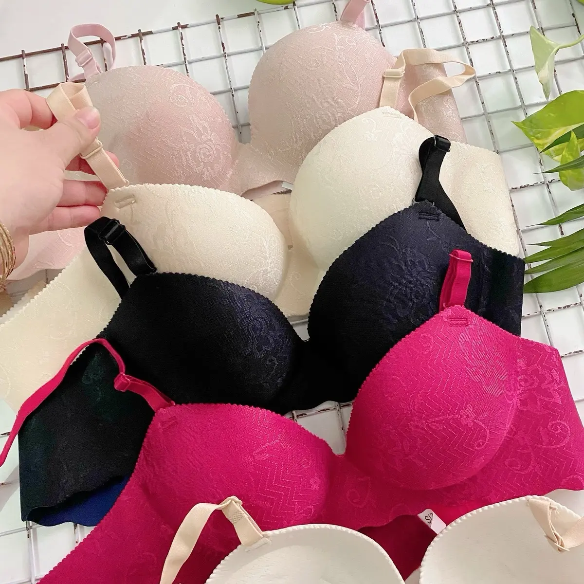 Combo3 áo lót su không gọng nâng 3cm êm mềm đẹp co dãn 34-36-38-40 Nữ Women Bra