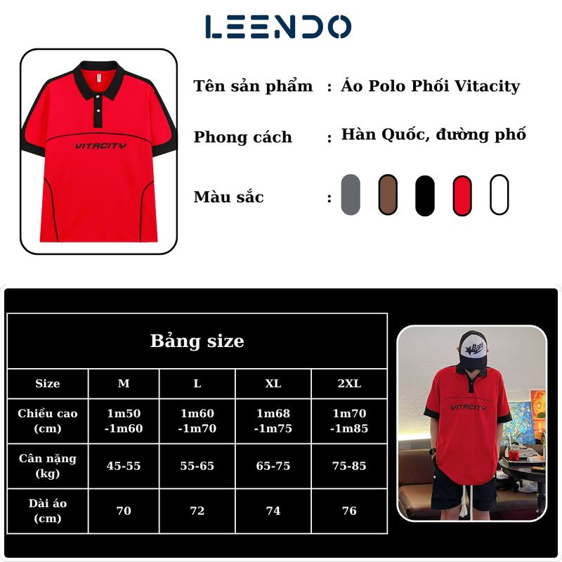 Product Introduction of [PLD01] Áo Polo Phối VITACITY Unisex Nam Nữ Oversize, Raglan Polo 7