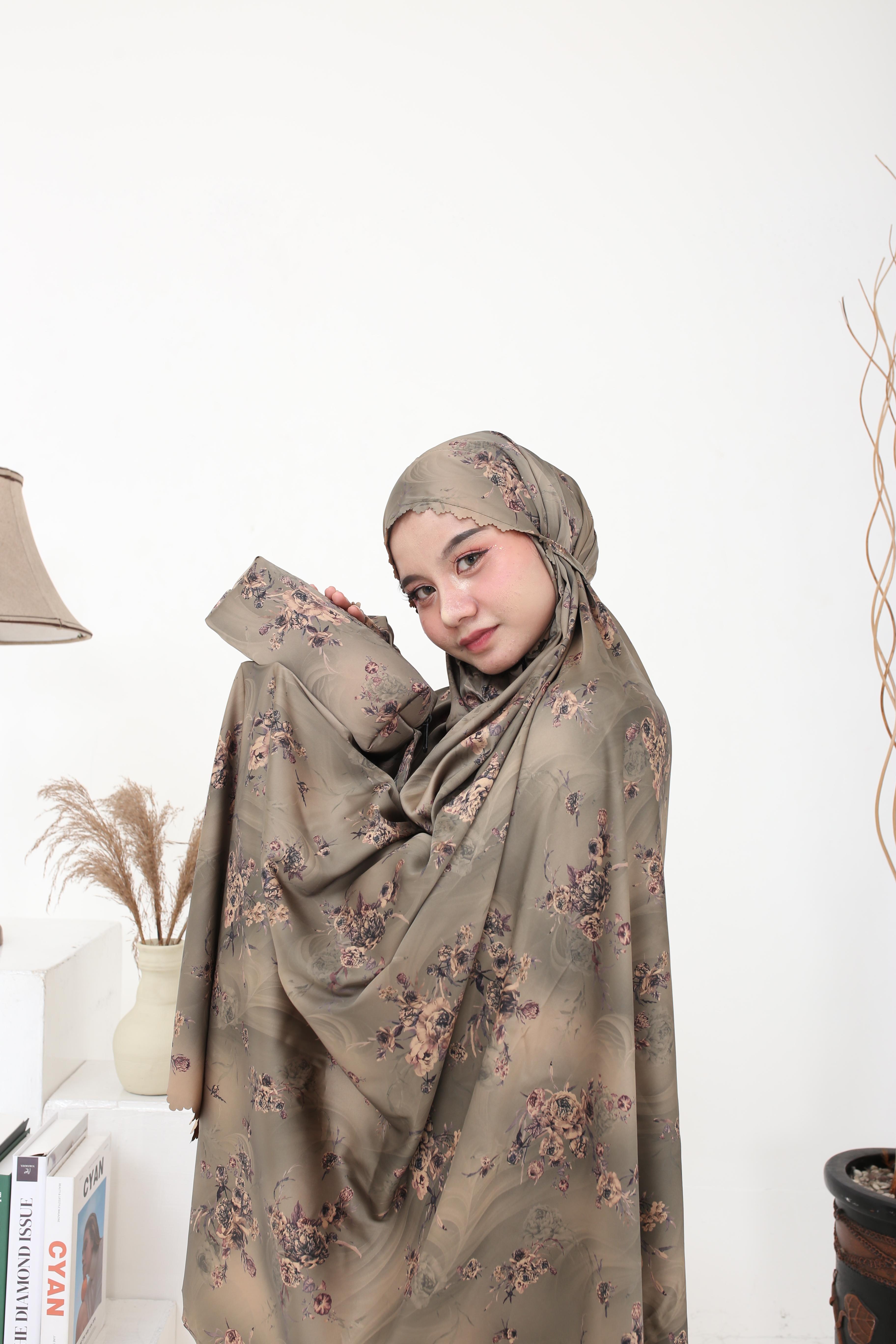 Mukena Silk Premium Mukena Jumbo Armany Silk Mukena Aurelia Silk 2 in 1 Mukena Jumbo Dewasa Silky By Mada Official Store