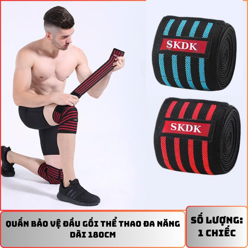 1 chiếc Quấn Gối Bảo Vệ Đầu Gối Tập Thể Thao - Quấn Gối Tập Gym Dài 180cm Sport