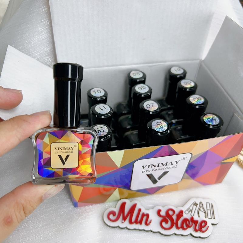 Sét cồn loang 12 chai 12 màu Vinimay [Min Store Nail]