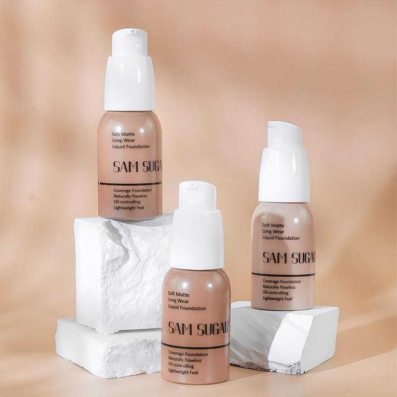 Long-lasting Moisturizing Foundation, Lightweight Concealer Foundation for Women & Girls 8