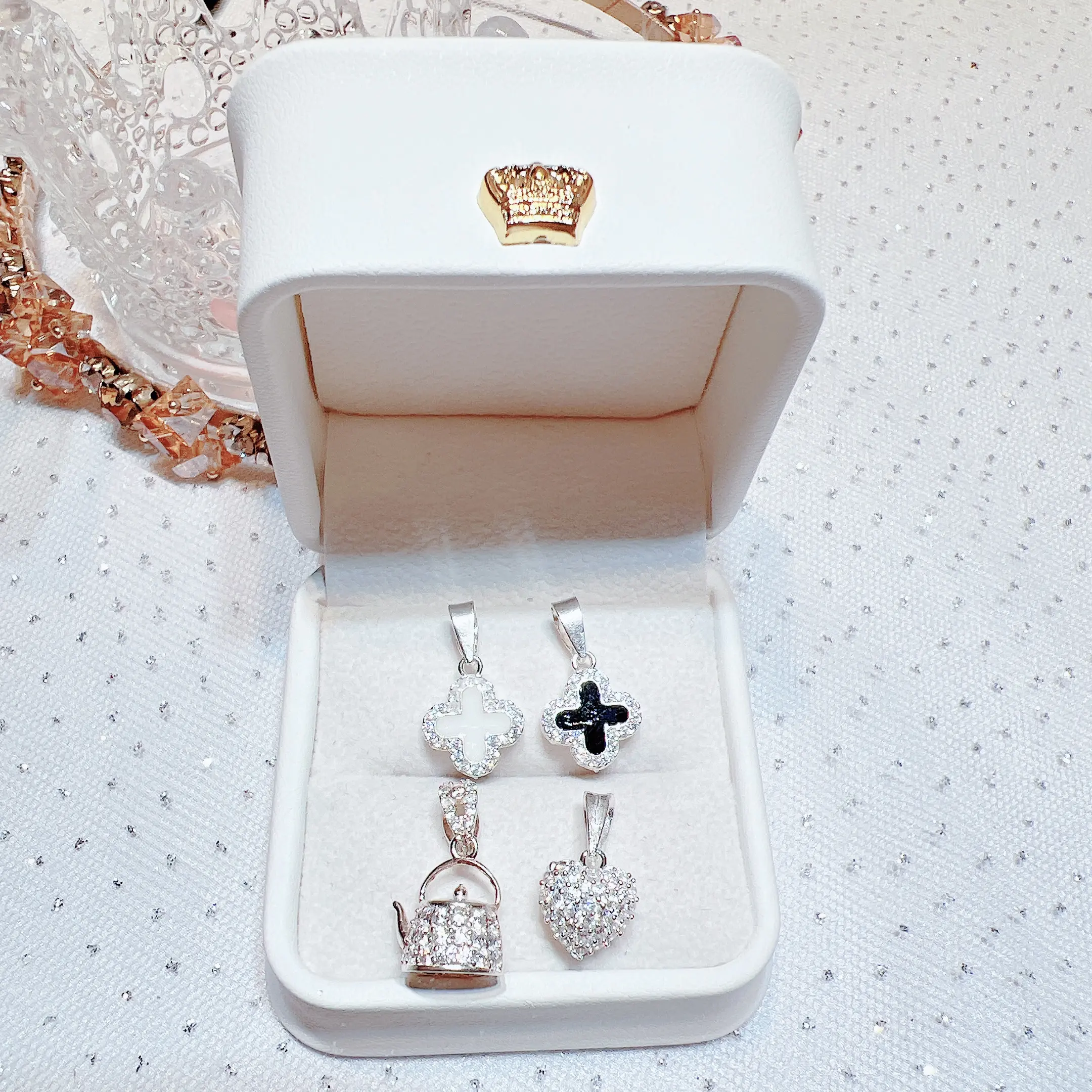 Mặt chảm dây chuyền bán rời TTJ