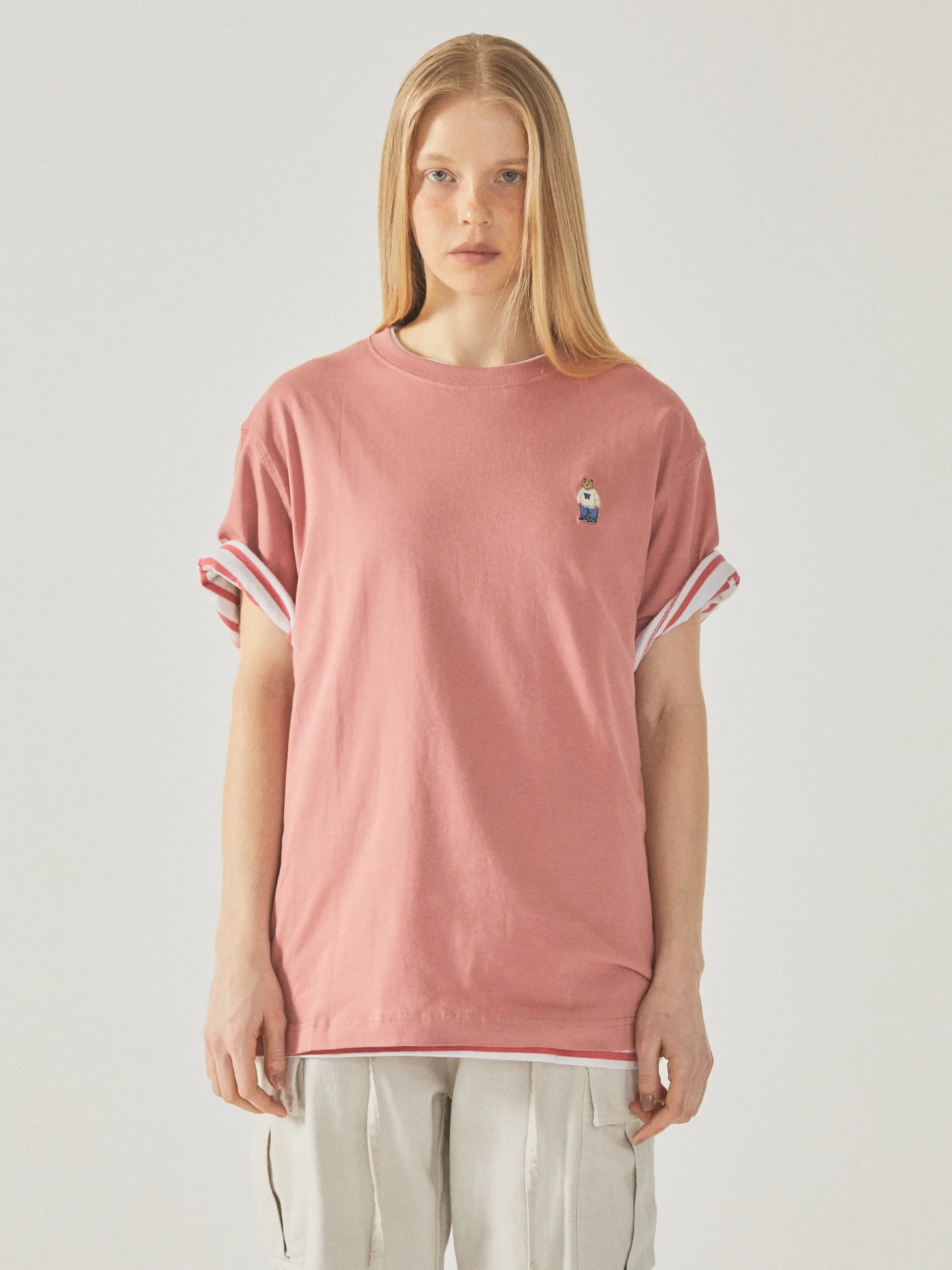 WHOAU Áo Thun (2PACK)Steve Solid T-shirt[B]_WHRAF2351U