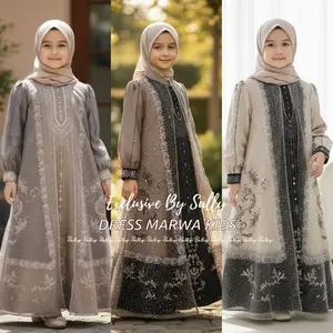 DRESS KIDS MARWA -  FULL MOTIF printing - sally_scarf