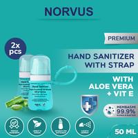 Gambar NORVUS - Hand Sanitizer 50ml 2x With 2x Strap untuk Semua Jenis Kulit - Hand Sanitizer dari Norvus Indonesia Kota Administrasi Jakarta Barat 1 Tokopedia