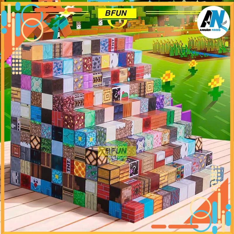 Khối lập phương tính từ Minecraft nam châm xếp hình Toy Rubik Đồ Chơi