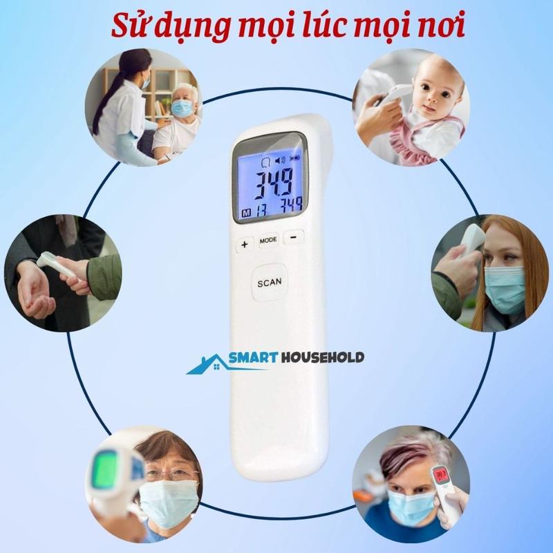 Product Introduction of MÁY ĐO NHIỆT ĐỘ HỒNG NGOẠI CẢM ỨNG ĐO TRÁN CK-T1803, NHIỆT KẾ ĐIỆN TỬ SCAN ĐO THÂN NHIỆT 5
