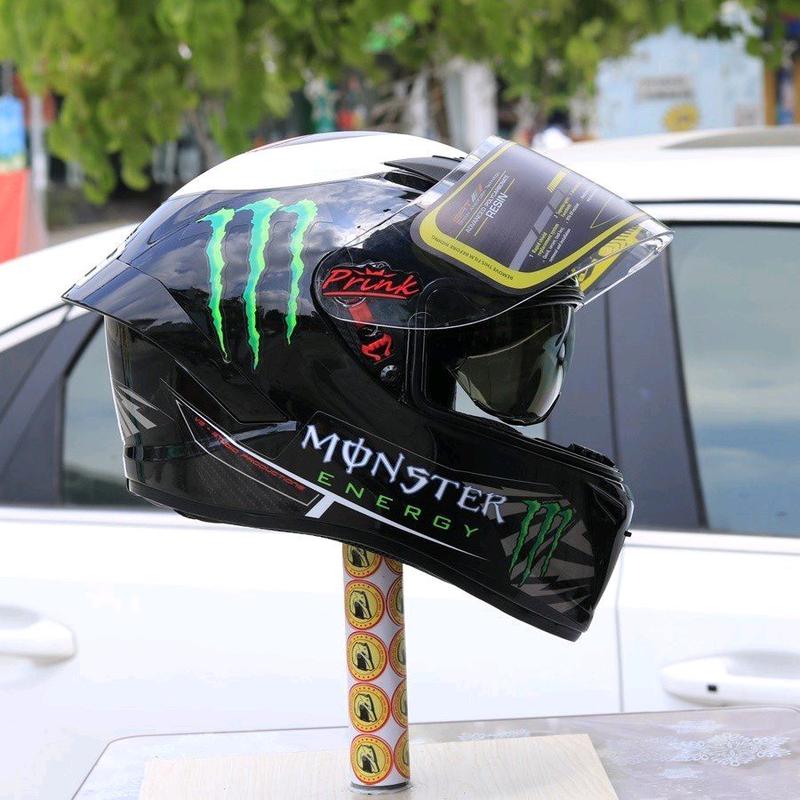 Mũ bảo hiểm full face Royal M266 TEM với nhiều màu sắc có kính che nắng và mưa Helmet