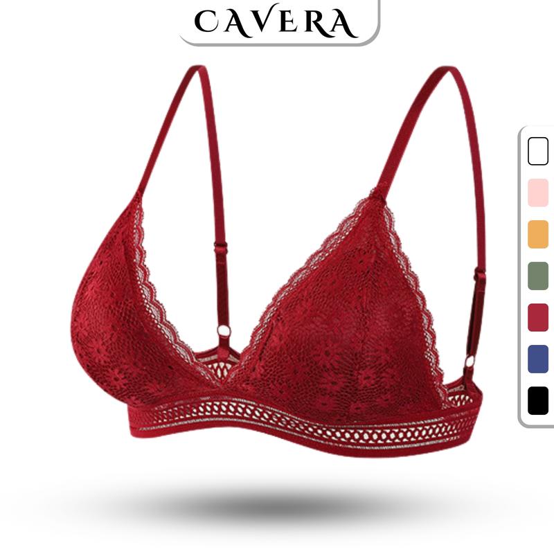 Áo bra không gọng mút mỏng, kiểu ren mặc như áo lót thông thường hoặc kết hợp kiểu gì cũng đẹp và nữ tính B7156