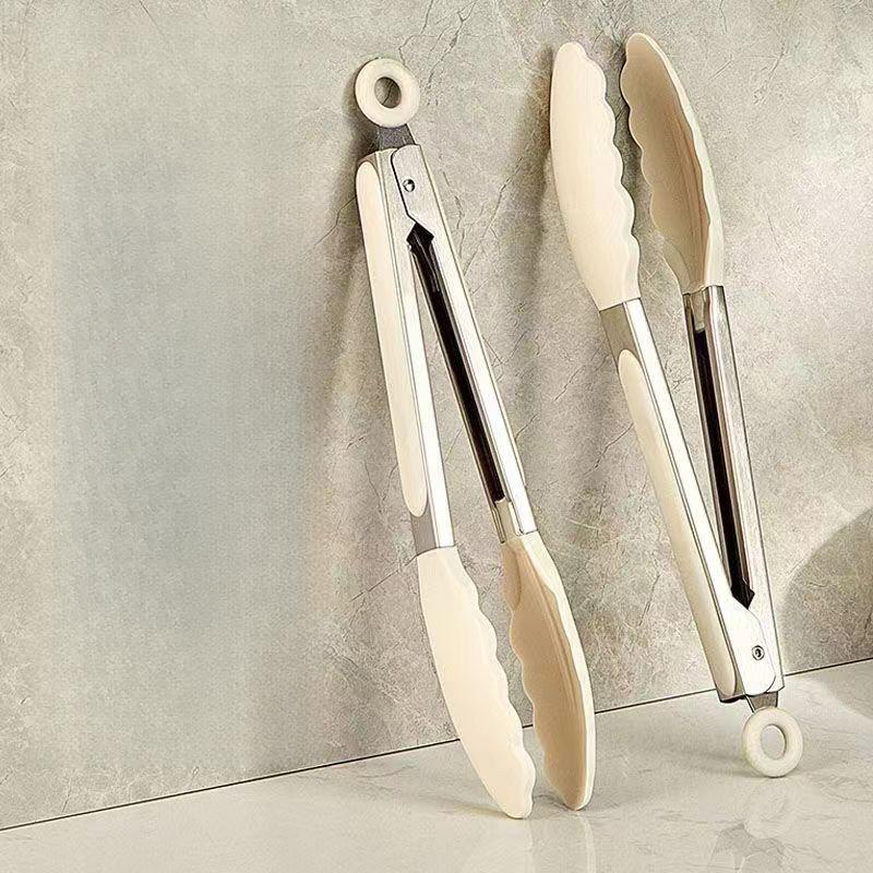 Product Introduction of Silicone Kitchen Food Tongs – Heat-Resistant Stainless Steel Cooking Tongs for BBQ, Bread, Steak, and Grilling 0