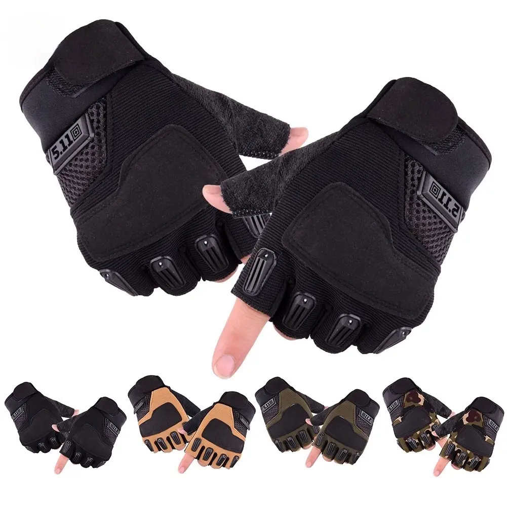 Sarung Tangan Motor Sepeda Setengah Jari Tactical Glove Half Finger Biker Offroad Premium