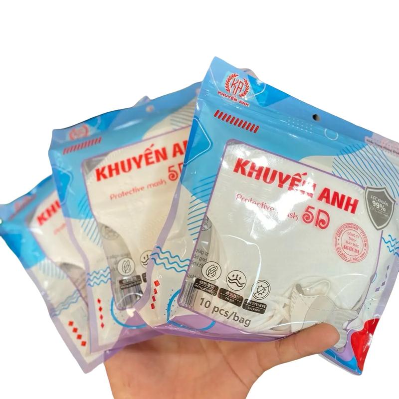 (Combo 600 chiếc) khẩu trang 5d mask khuyến anh 3 lớp hương quế , kháng khuẩn chống bụi mịn chống nước chống tia uv , phụ kiện thời trang cho cả nam và nữ Phụ Kiện