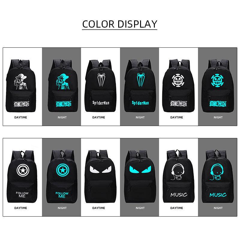Product Introduction of Yadoo cartoon kids bag luminous boys backpack in the dark and girls junior high school students tide up backpacks for teenagers school bags kids 5
