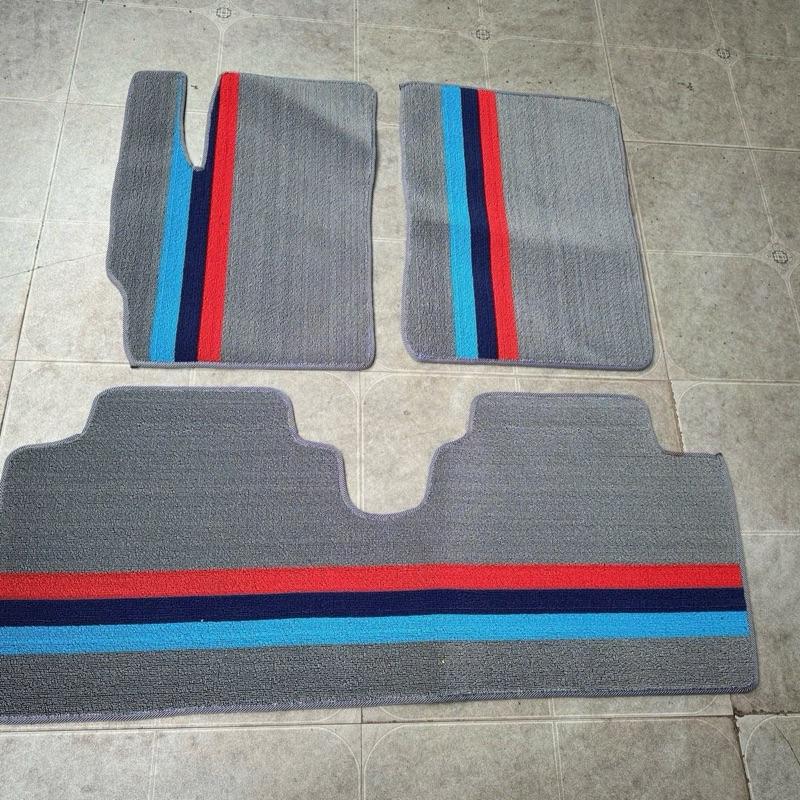 [Xe 4-5chỗ] Thảm lót sàn cước may sẵn bo viền theo fom xe , có gai chống trơn trượt