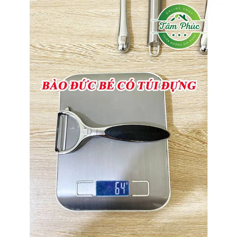 Bào Nạo vỏ rau củ, hoa quả Đức, cán đệm đen, hàng Đức chính hãnġ 2