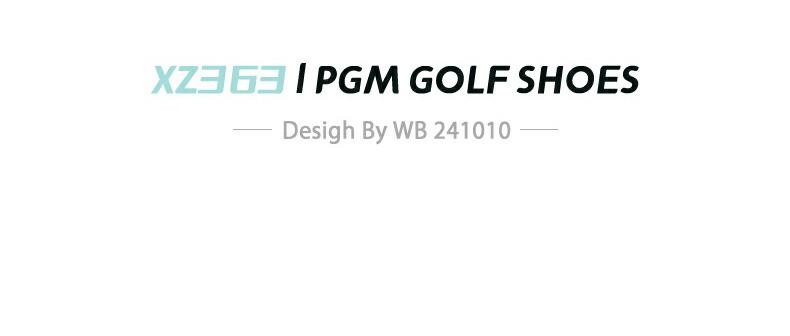 Product Introduction of [PGM] Golf Shoe Summer Women's Shoes Waterproof Knob Women's Sports Shoes Non-Slip Shock-Absorbing Lightweight Nail-Free Shoes Xz363 28