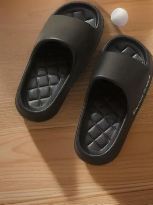 Women's Simple Style Plain Color Slides, Casual Comfortable Home Slippers, Soft Non-slip Slippers for Indoor & Outdoor Wear, Walking Shoes 0