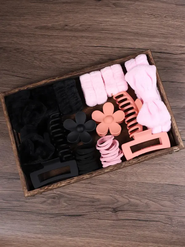 Hair Accessories Set, Hair Tie & Hair Claw & Hair Clip & Hair Band & Hair Claw Clip, Casual Versatile Hair Accessories for Women 0