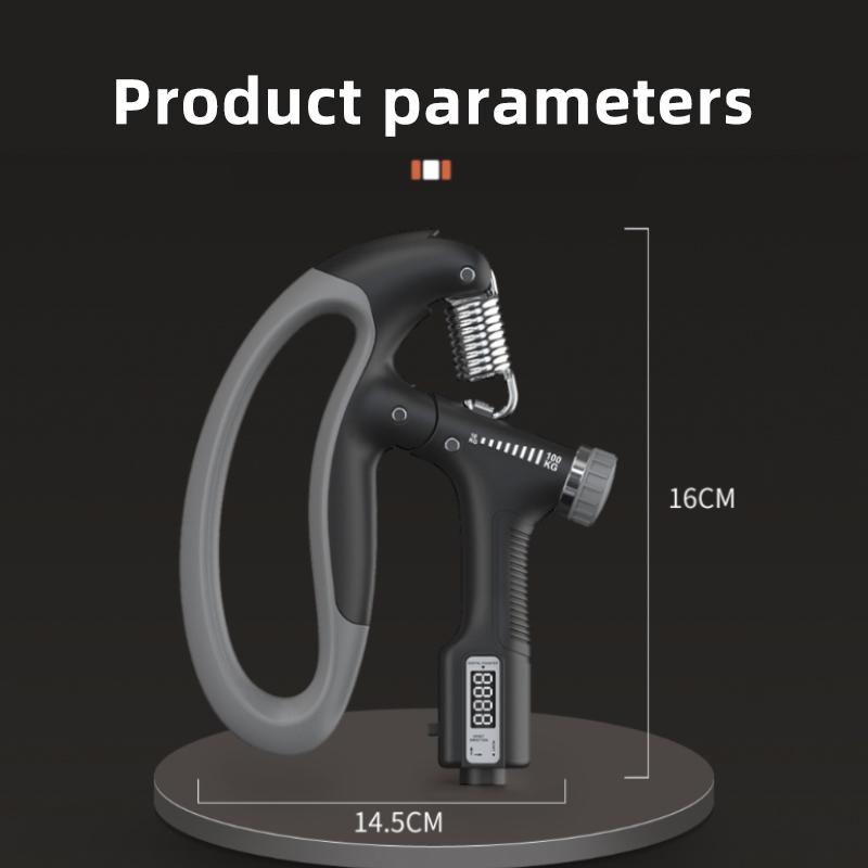Product Introduction of Smart Counting Hand Grip 10-100KG Adjustment Exercise Power Strengthening Pliers Spring Finger Pinch Wrist Expander Training 1PC 11