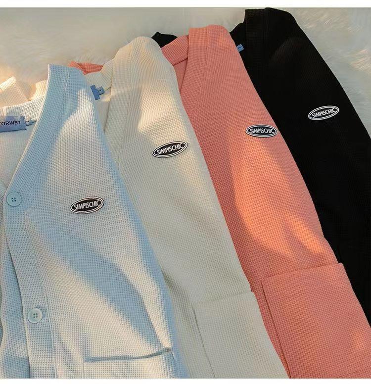 Product Introduction of Women Áo Len Cardigan Bánh Quế Thiết Kế Đẹp Cho Nữ, Phong Cách Lười Biếng Mùa Xuân Và Mùa Thu, Áo Khoác Dệt Kim, Dễ Phối Đồ, Thích Hợp Cho Học Sinh, Thời Trang, Áo Học Sinh Top 14