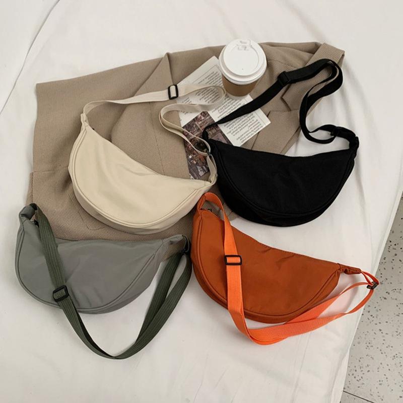 ffiadds Sinh viên Giản dị Hobos Nylon Nách Túi Vai Túi Túi Chéo Cơ Thể Ngực Túi
