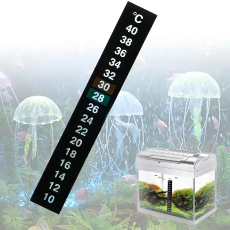 3PCS Digital Aquarium Fish Tank Fridge Thermometer Sticker Measurement Stickers Temperature Control Tools To Use Simply
