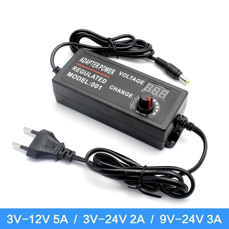 Bộ Nguồn AC Sang DC Có Thể Điều Chỉnh 9-24 V Bộ Chuyển Đổi Điện Áp 220V Sang 12 V Thông Dụng,có led hiển thị