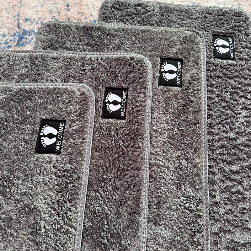 Combo 5 Tấm Thảm Lau Chân Lông Cừu Len MỊN Màu Ngẫu Nhiên Thâm Hút Tốt - Chống Trơn Trượt KT 40x60 .Có thể chọn màu theo ý thích số lượng ko giới hạn       ( Ảnh thật shop chụp - hàng loại 1 )