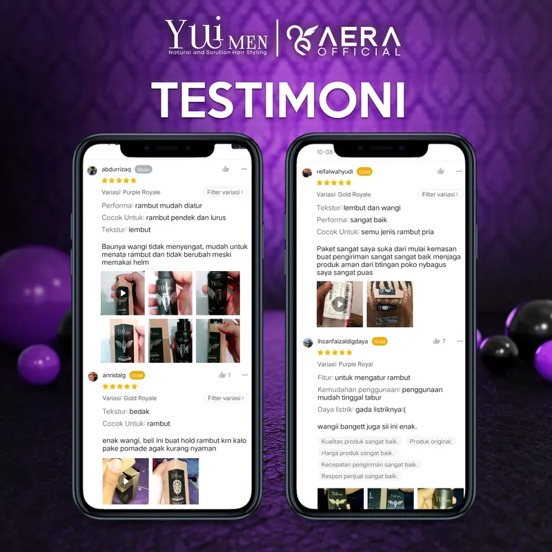 Yuimen Hair Powder Bedak Styling Rambut Premium Kontrol Minyak Rambut Bervolume + Gratis Sisir 5