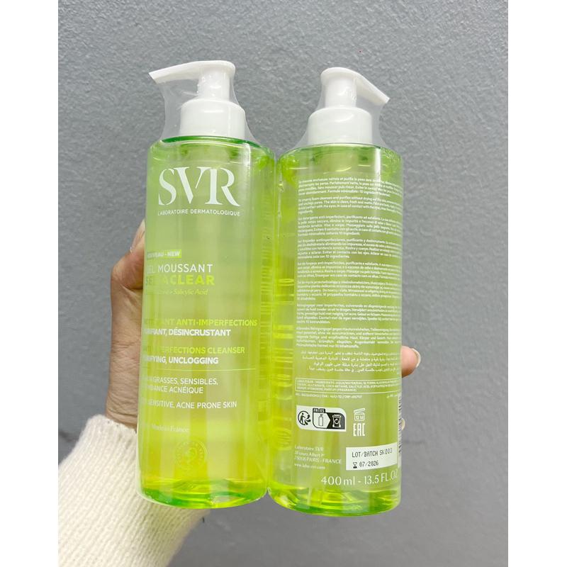 Sữa rửa mặt SVR Sebiaclear 400ml dành cho da dầu mụn, nhạy cảm Skincare Gel Rửa Mặt Nữ Women2025 TOP 0