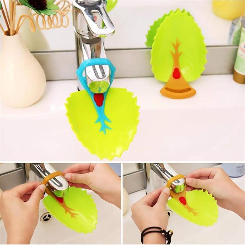 Product Introduction of Silicone Tap Extender Child Hand Washing Water Assistant Faucet Extended For Kitchen Bathroom Kindergarten Sink Splash Proof 24