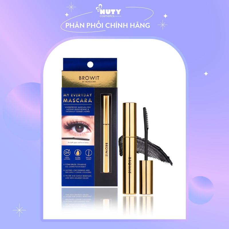 Mascara NongChat Browit My Everyday Mascara #Endless Night (5.5g) Nữ Cosmetic