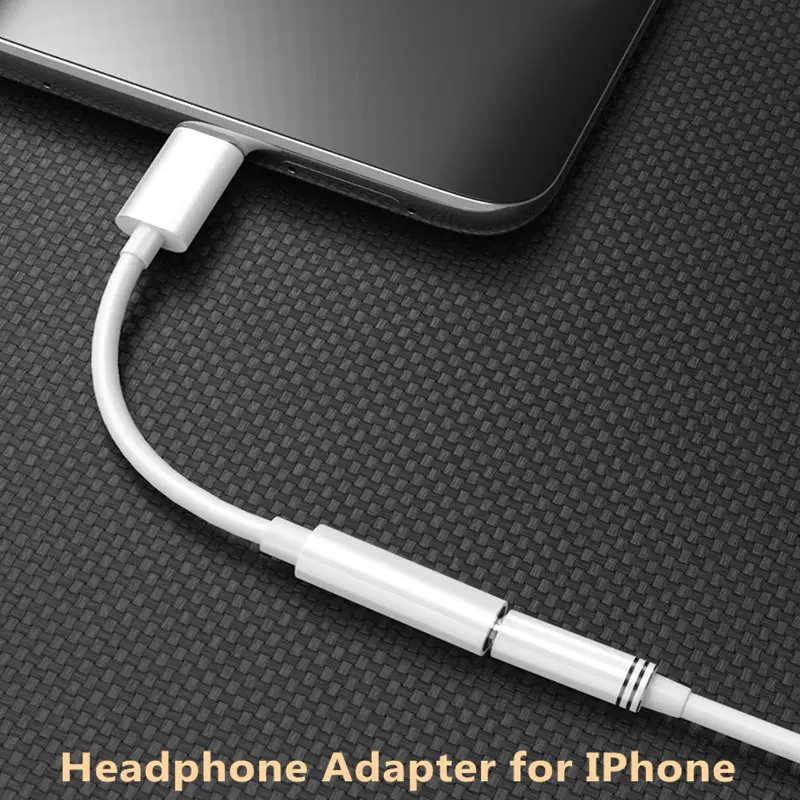 Cáp Âm Thanh AUX Giắc Cắm 3,5 Mm, Bộ Chuyển Đổi Tai Nghe Lightning, Tương Thích Với IPhone15, 14, 13, 12, 11, Pro Max, Mini, XS, XR, X, 8, 7, Sang Giắc Cắm 3,5 Mm Phụ Kiện