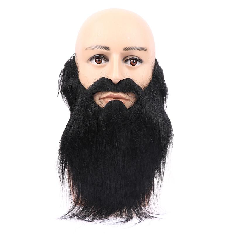 Product Introduction of [HOU]Handmade Wig Beard Hats Crochet Mustache Knit Halloween Party Decoration Moustache Men Women Festival Caps Face Beard Wig Props 15