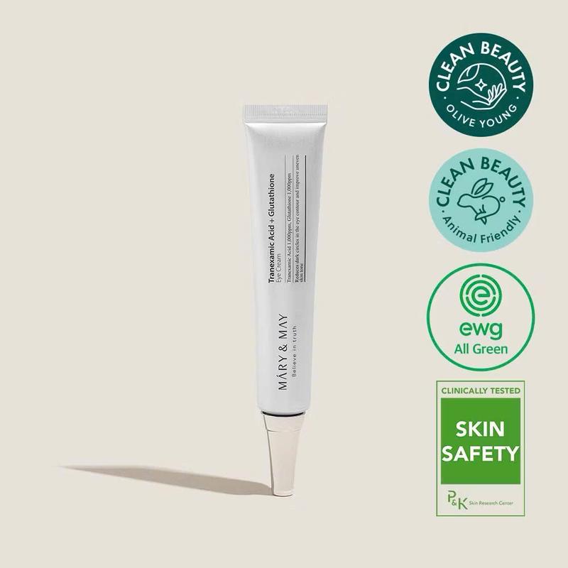 Mary&May Kem Mắt Dưỡng Hỗ Trợ Giảm Thâm Quầng Mắt Tranexamic Acid + Glutathion Eye Cream 12ml