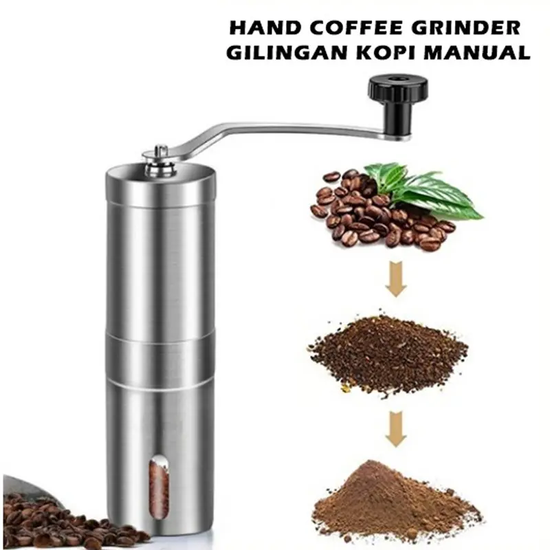 Hand Coffee Grinder Gilingan Kopi Manual Penggiling Kopi Stainless Steel / Mesin Penggilin Kopi Manual Mirip Handy Coffee Grinder 0