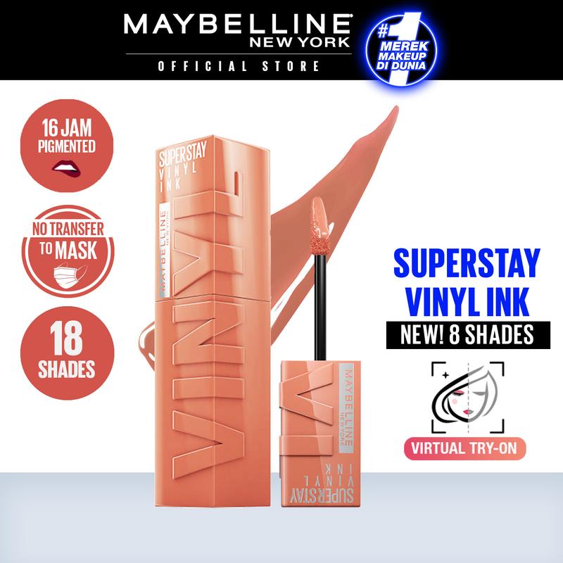 Maybelline Superstay Vinyl Ink Shiny Ombre Set Lipstik lipombre 4
