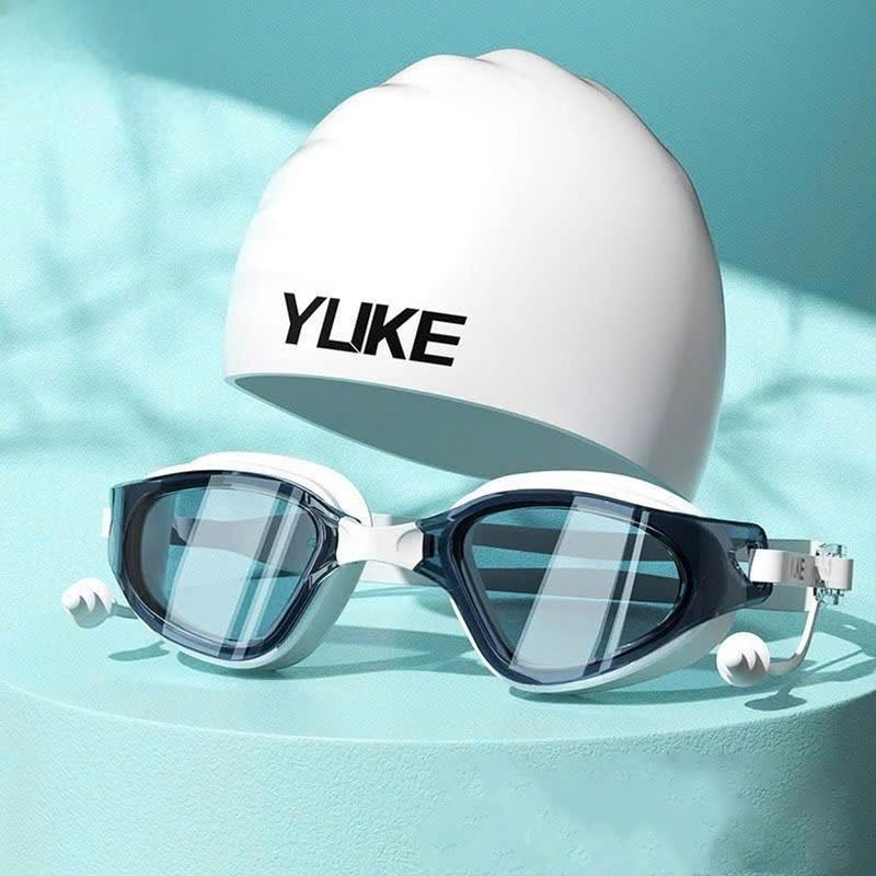 Product Introduction of Kính bơi, mũ bơi người lớn YUKE, Kính bơi chống sương mù chống thấm nước , kính bơi nam nữ Mũ bơi lội 12