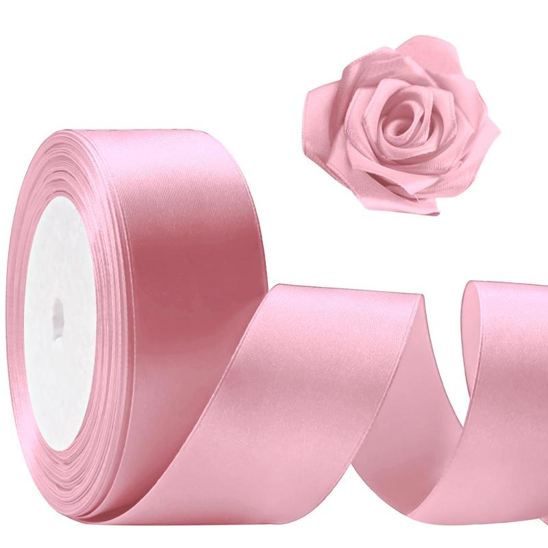 Solid Color Decorative Ribbon, Simple Casual Multi-purpose Decorative Ribbon, Fabric Ribbon for Bouquets, Gift Wrapping, Wedding, Birthday, Gift Packaging Supplies, Party Supplies 4