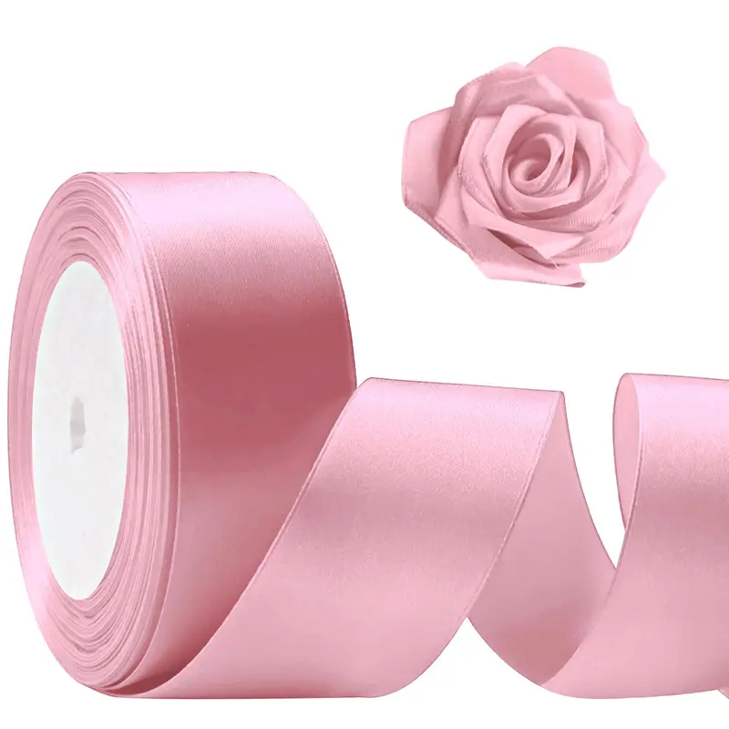 Solid Color Decorative Ribbon, Simple Casual Multi-purpose Decorative Ribbon, Fabric Ribbon for Bouquets, Gift Wrapping, Wedding, Birthday, Gift Packaging Supplies, Party Supplies 4