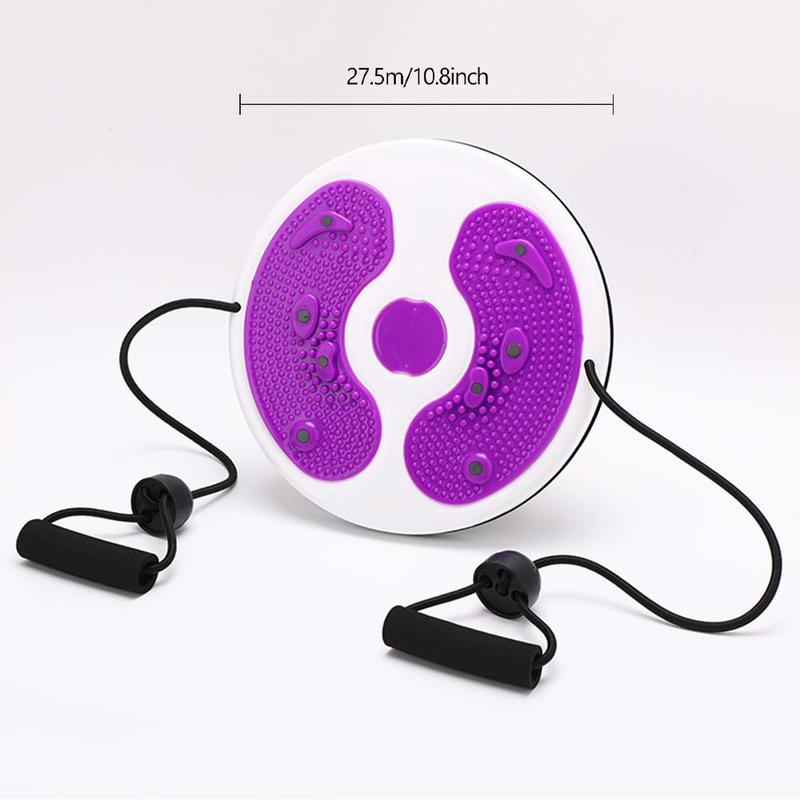 Product Introduction of Magnetic Twisting Waist Disc, 1 Count Home Fitness Equipment with Handle, Waist Twisting Machine, Fitness Equipment for Home Gym 6