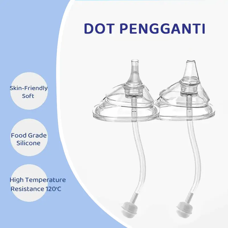【Harga murah obral stok】Dot Silikon BayiDot & Sedotan Bayi & Bola Gravitasi Bebas BPA Material PPSU BPA Free