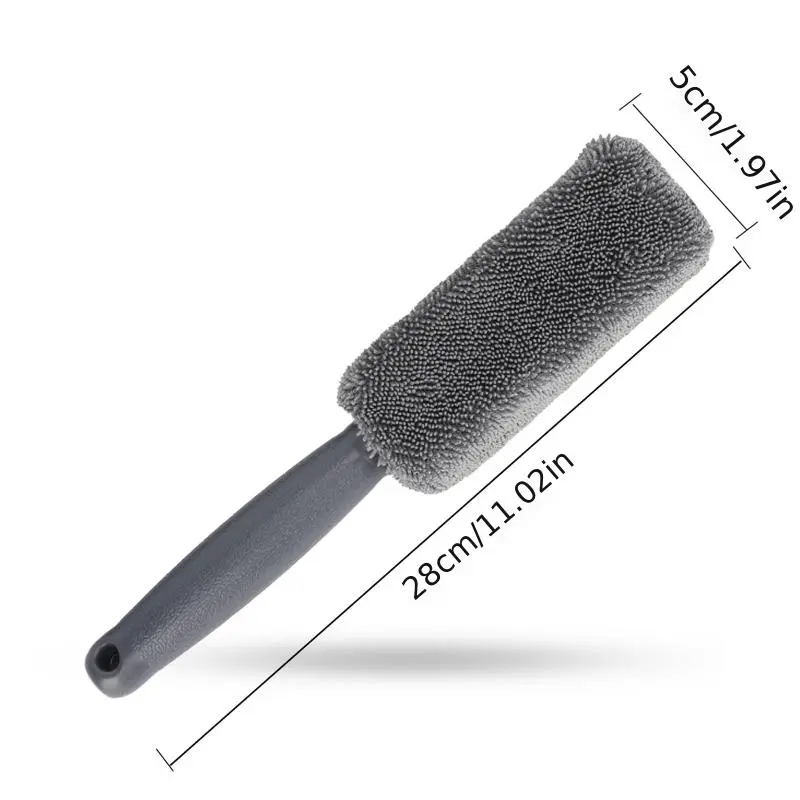 Car Wheel HUB Cleaning Brush, Wheel Rim Cleaner, Detailing Brush, Cleaning Tool for Car Trunk Motorcycle 1