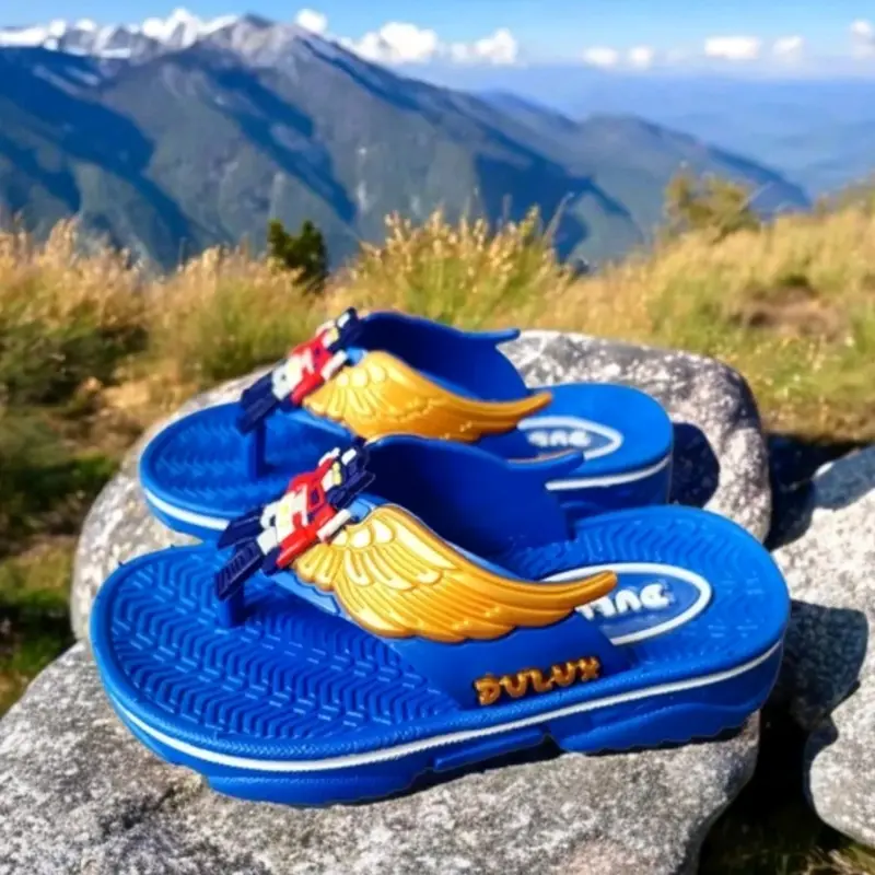 sandal karakter anak laki laki Sandal jepit Musim panas 0