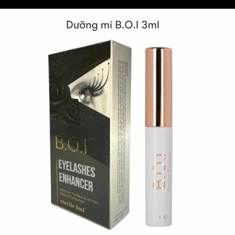 1 chai dưỡng mi B.O.I 3ml - giúp phục hồi mi yếu, mi hư tổn do nối mi uốn mi Cosmetic Mỹ Phẩm